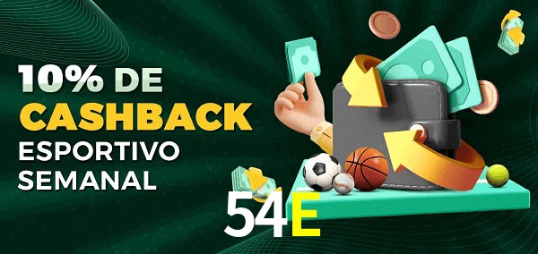 10% de bônus de cashback na 54E